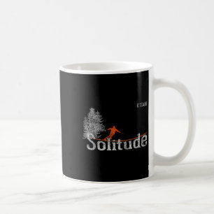 Taza De Café Esquí de estilo de los años 80 Solitude Utah