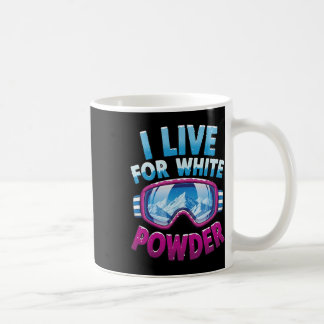 Taza De Café Esquí de nieve Genial Esquiador de nieve Vacacione