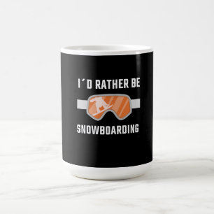 Taza De Café Esquí de nieve - Preferiría estar esquiando