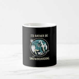 Taza De Café Esquí de nieve: Preferiría estar esquiando