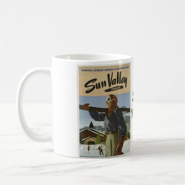 Taza De Café Esquí de Sun Valley (Izquierda)