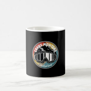 Taza De Café Esquí En Crans Montana Suiza