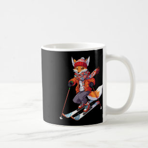 Taza De Café Esquí Fox Ski Winter Snow 1