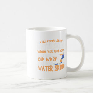 Taza De Café Esquí No Paras Esquí Acuático Cuando Envejeces