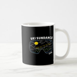 Taza De Café Esquí retro Sundance Utah estación de esquí esquí