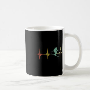 Taza De Café Esquí Snowboard Esquí Latido Nieve Montaña Inviern