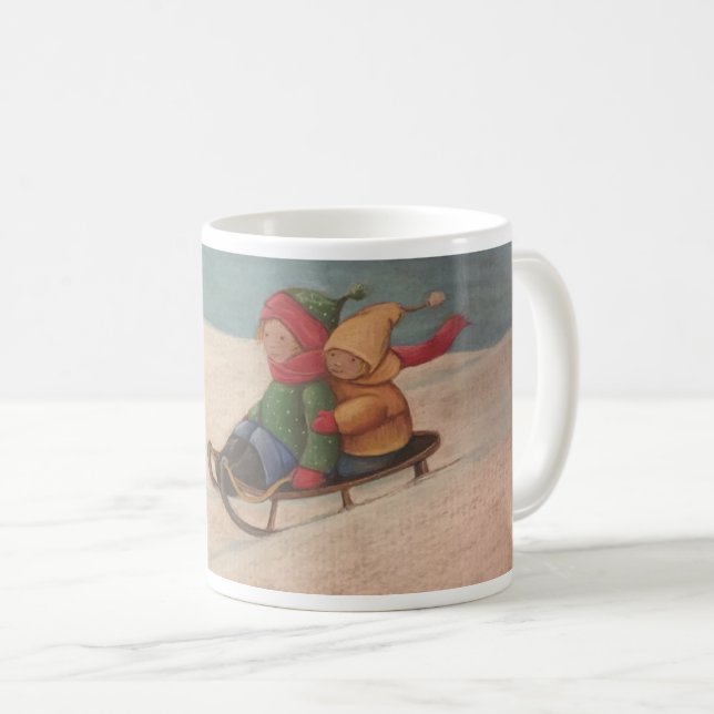 Taza De Café Esquí sobre nieve (Anverso derecho)