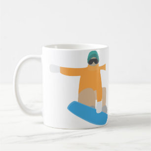Taza De Café Esquiador de nieve