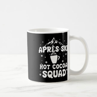 Taza De Café Esquiador divertido Apres Ski Cocoa Squad