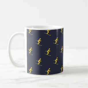 Taza De Café Esquiador naval