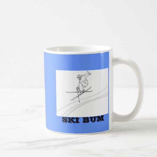 Taza De Café esquiador, VAGO del ESQUÍ (Derecha)