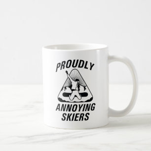 Taza De Café Esquiadores orgullosamente molestos