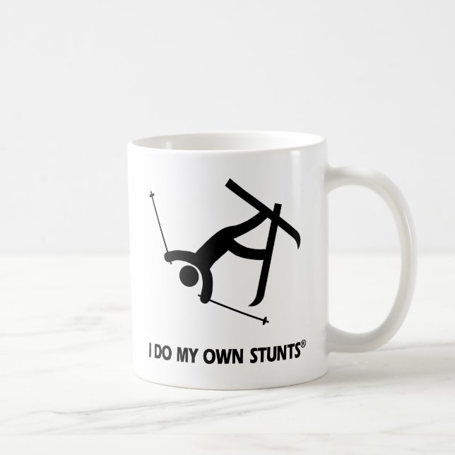 Taza De Café Esquiando mis propios trucos (Derecha)