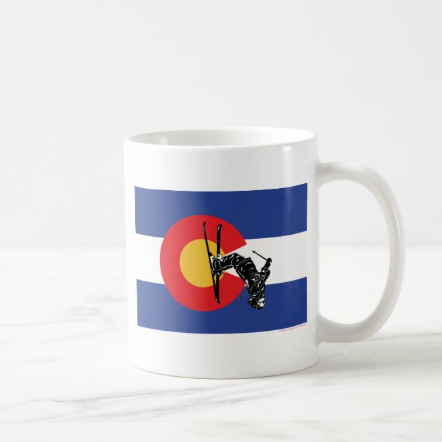 Taza De Café Esquiar Colorado (Derecha)