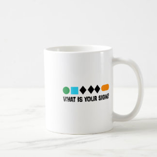 Taza De Café Esquiar ¿Cuál es tu signo divertido esquiador homb