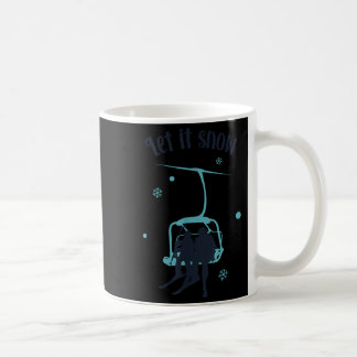 Taza De Café Esquiar Esquí Retro Invierno Que Nieva Christma