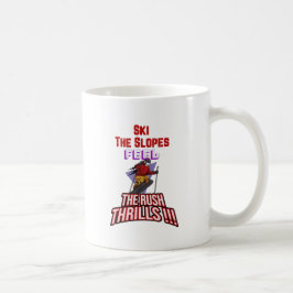Taza De Café Esquiar las pistas
