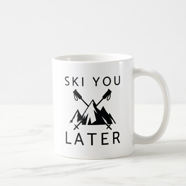 Taza De Café Esquiar más tarde (Derecha)