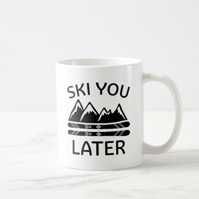 Taza De Café Esquiar más tarde (Derecha)