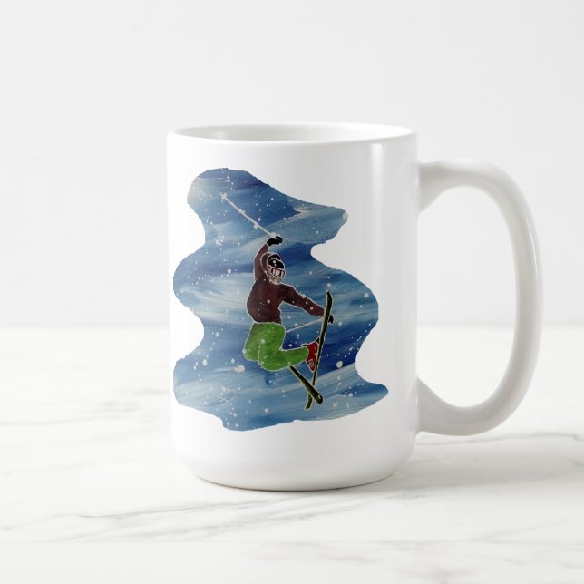 Taza De Café Esquiar música artística (Derecha)