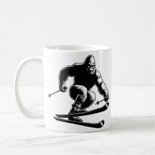 Taza De Café Esquiar Sasquatch