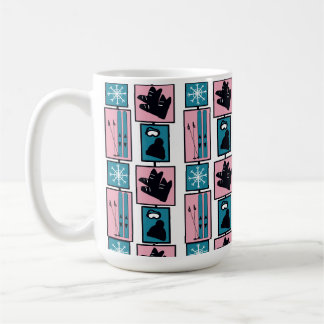 Taza De Café Esquíes y accesorios de invierno