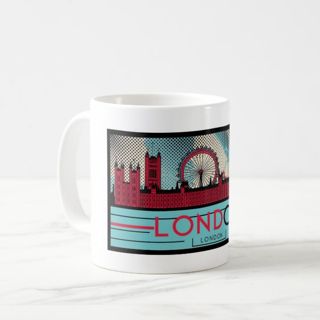 Taza De Café Esquina 1 de Londres (Anverso izquierdo)