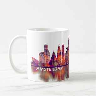 Taza De Café Esquina de Amsterdam Países Bajos