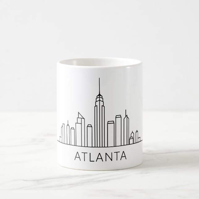Taza De Café Esquina de Atlanta - Diseño de Cityscape (Centro)