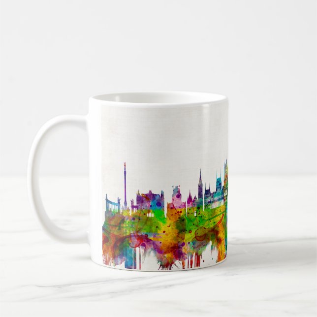 Taza De Café Esquina de Budapest Hungría (Izquierda)