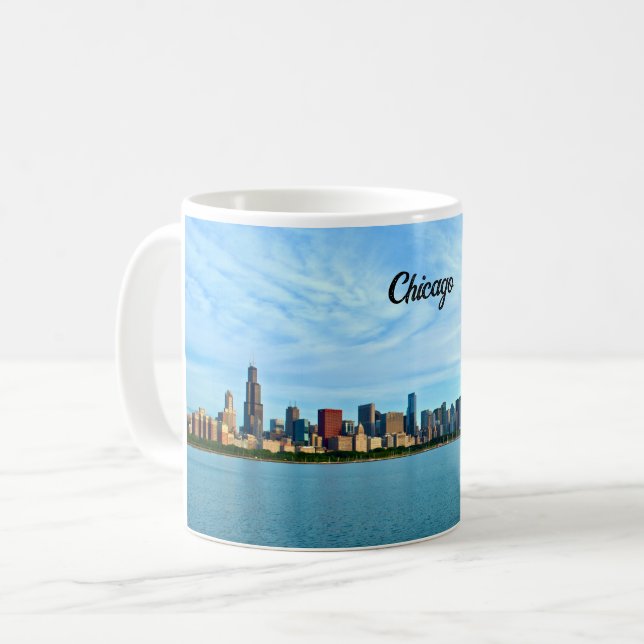 Taza De Café Esquina de Chicago (Anverso izquierdo)