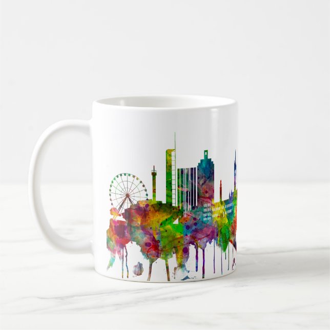 Taza De Café Esquina de Glasgow Scotland (Izquierda)