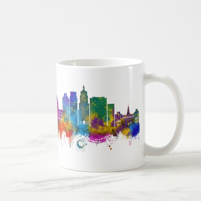Taza De Café Esquina de la isla de Providence Rhode (Derecha)