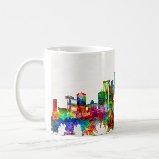 Taza De Café Esquina de Louisville Kentucky (Izquierda)