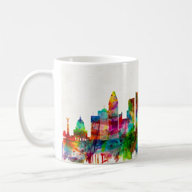 Taza De Café Esquina de Montreal Canadá (Izquierda)