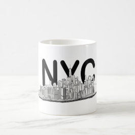 Taza De Café Esquina de Nueva York de Manhattan