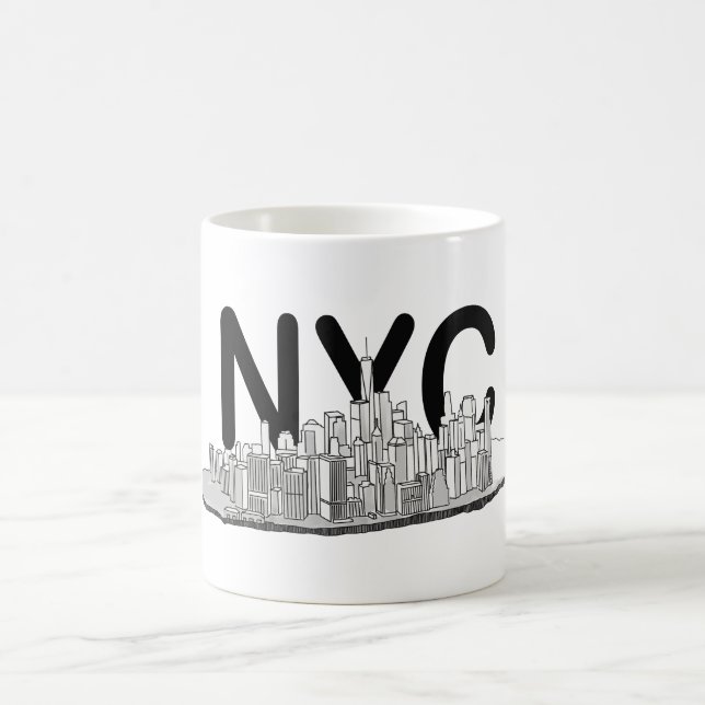 Taza De Café Esquina de Nueva York de Manhattan (Centro)