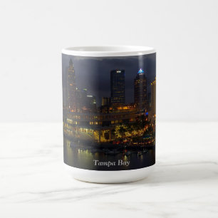 Taza De Café Esquina nocturna de Tampa Bay