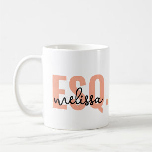 Taza De Café Esquire Mug, personalizado, Esquire Est, Estudiant