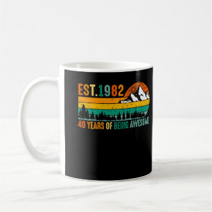 Taza De Café Est. 1982 40 años de ser una cosecha increíble 40