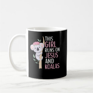 Taza De Café Esta Abuela Corre Con Café Y Jesús Dios Religioso