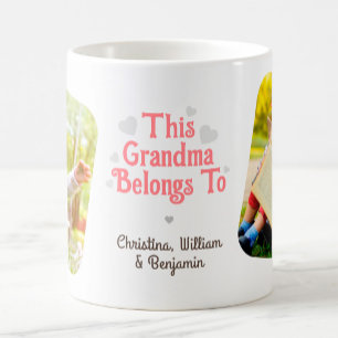 Taza De Café "Esta Abuela Pertenece A" Foto Personalizada
