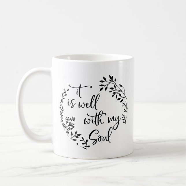 Taza De Café Está Bien Con Mi Café De Alma. (Izquierda)