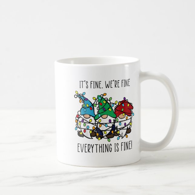 Taza De Café Está bien, estamos bien, todo está bien. (Derecha)