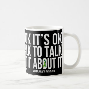 Taza De Café Está Bien Hablar De Esto Concienciación En Salud M