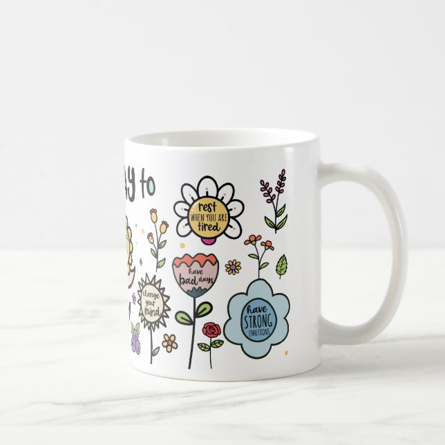 Taza De Café Está bien Mug (Derecha)