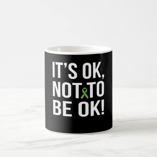 Taza De Café Está bien no estar bien en los asuntos de salud me (Centro)