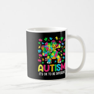 Taza De Café Está bien ser diferente conciencia de autismo