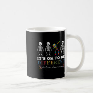 Taza De Café Está bien ser diferente conciencia de autismo Dabb