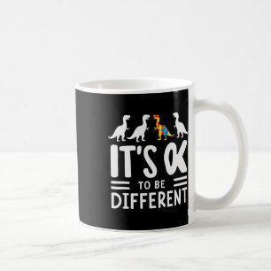 Taza De Café Está Bien Ser Diferente Concienciación Sobre El Au